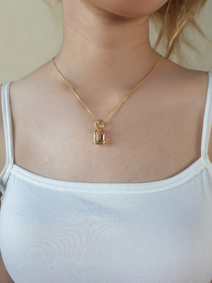 Natural Citrine Pendant