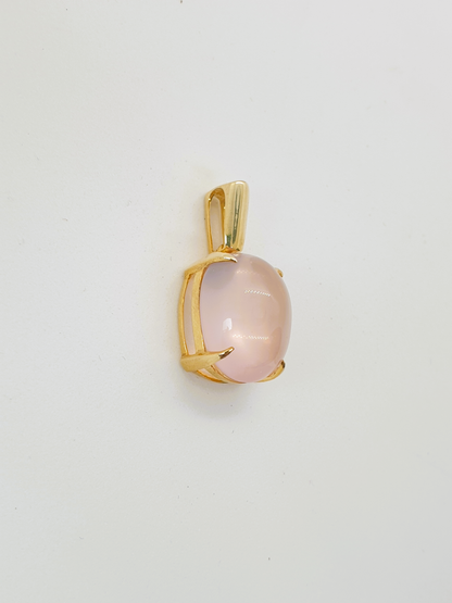 Natural Rose Quartz Pendant