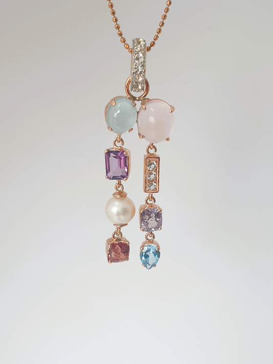 Nature's Gem & Freshwater Pearl Pendant