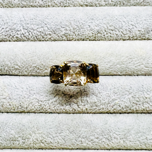 Natural Smoky Quartz Ring