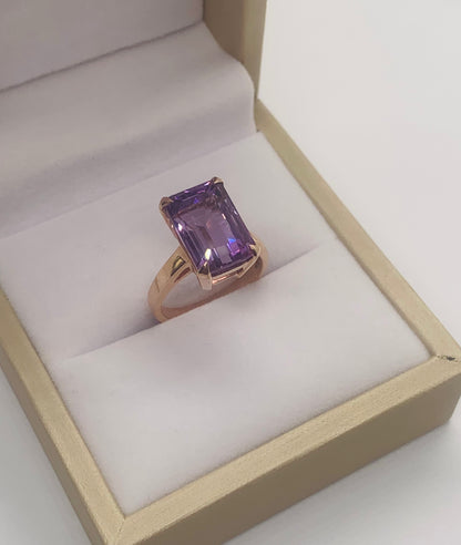 Natural Amethyst Ring