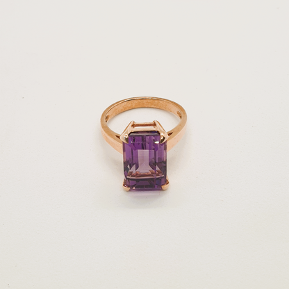 Natural Amethyst Ring