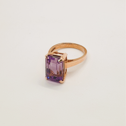 Natural Amethyst Ring