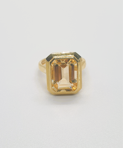 Natural Citrine Ring