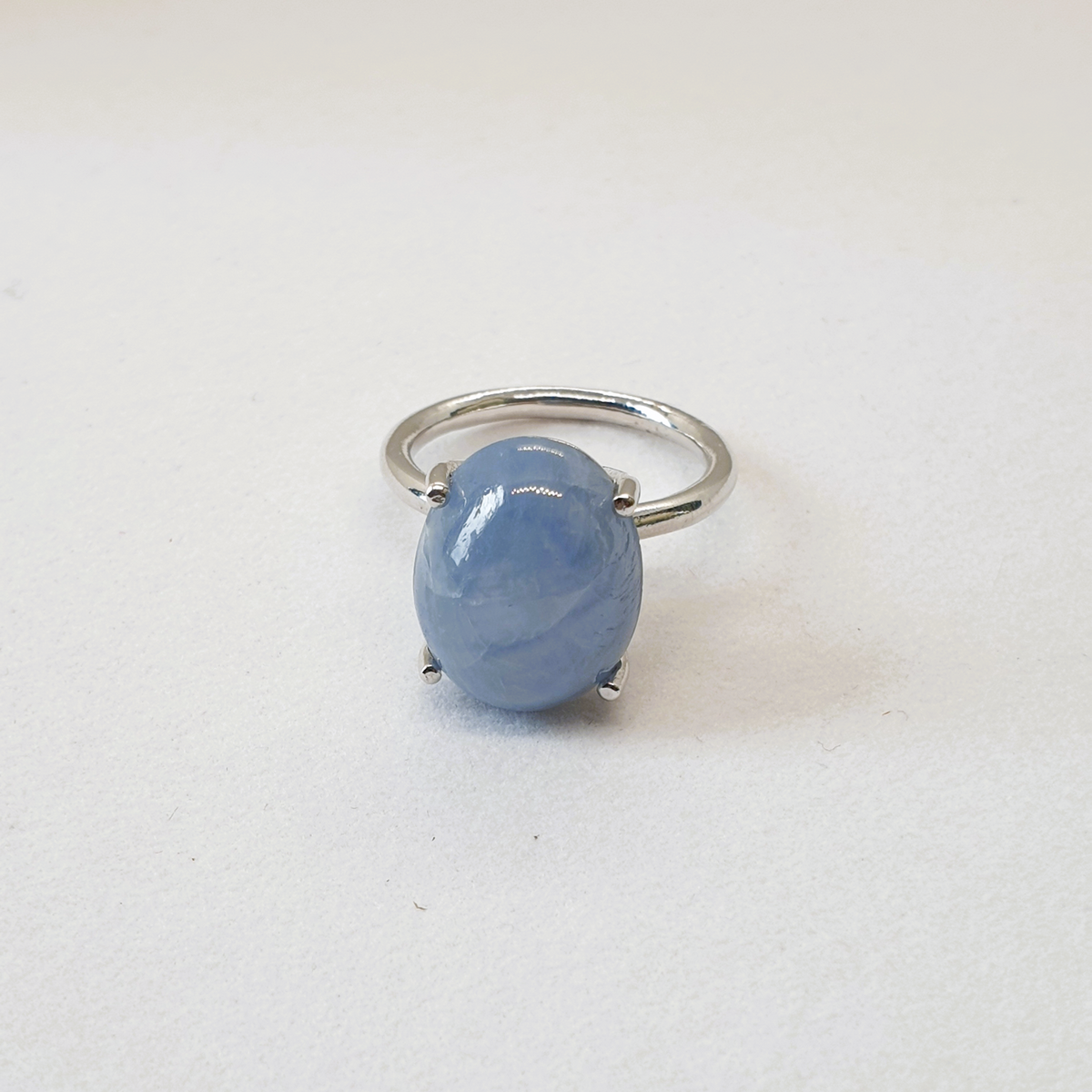 Natural Sapphire Cabochon Ring