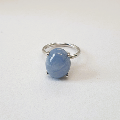 Natural Sapphire Cabochon Ring