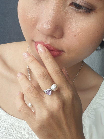 Natural Freshwater Pearl Ring